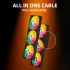 upHere U3KC3 ARGB All-in-One Casing Fan - Black